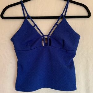 Sparkle and fade crop top